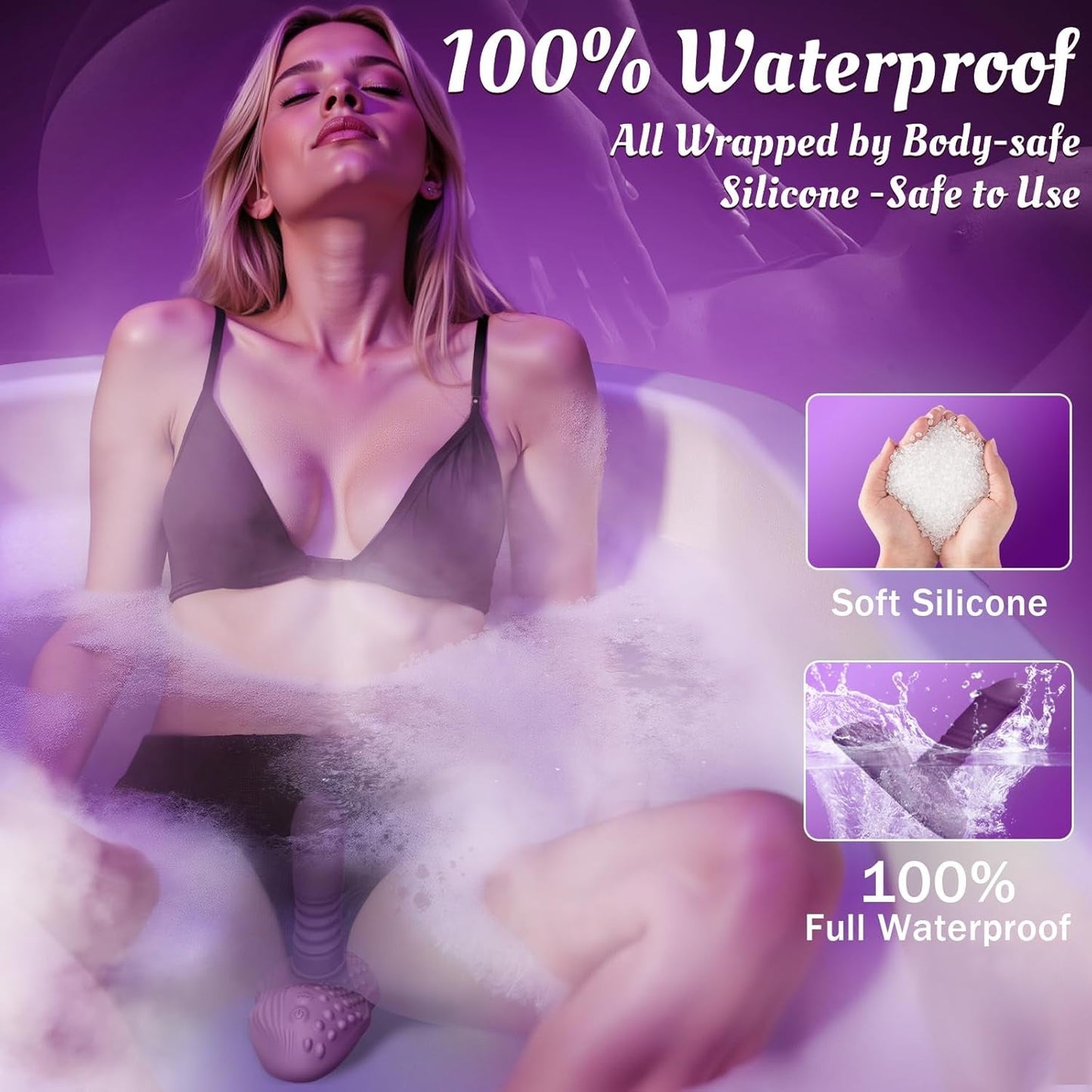RideBloom Heating Thrusting Riding Dildo