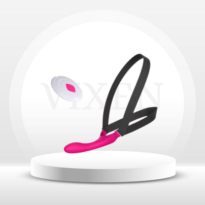 Vibrador RideControl con arnés para la cabeza