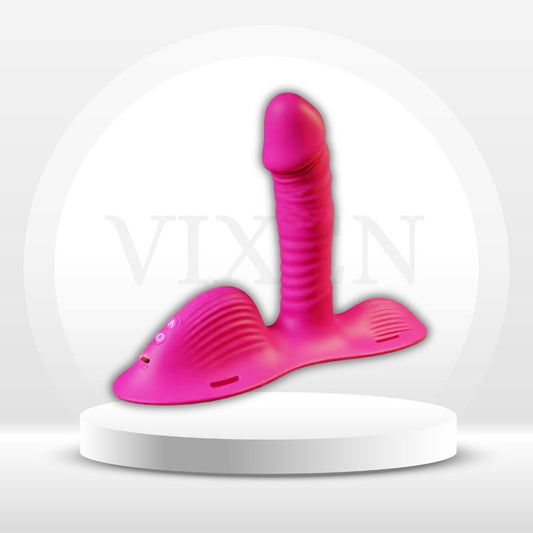 RideEase Wearable Strap-On Riding Thrusting Dildo Vibrator