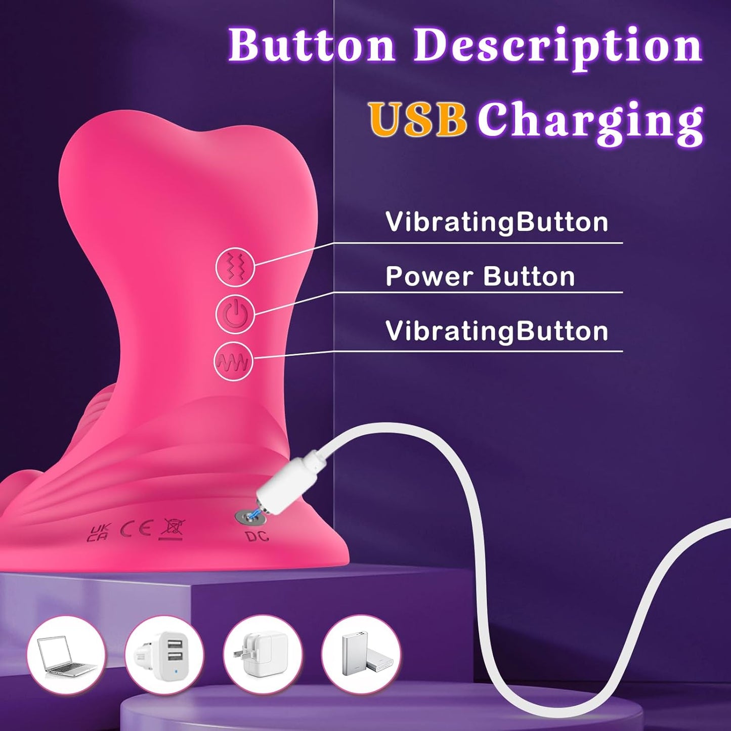 Vibrador montable RideMax de 3 motores