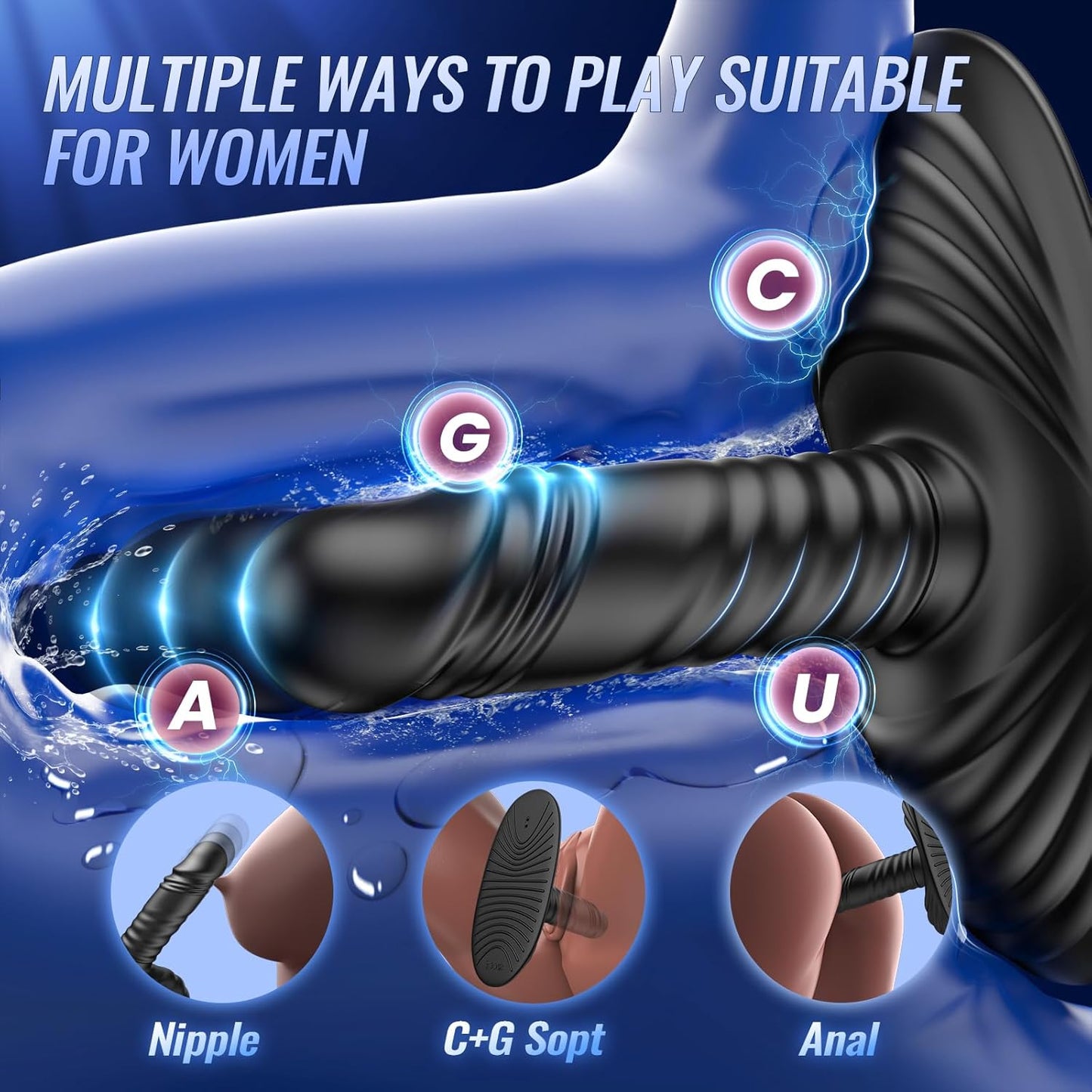 RiderMax 7-in-1 Thrusting Anal Prostate Toy