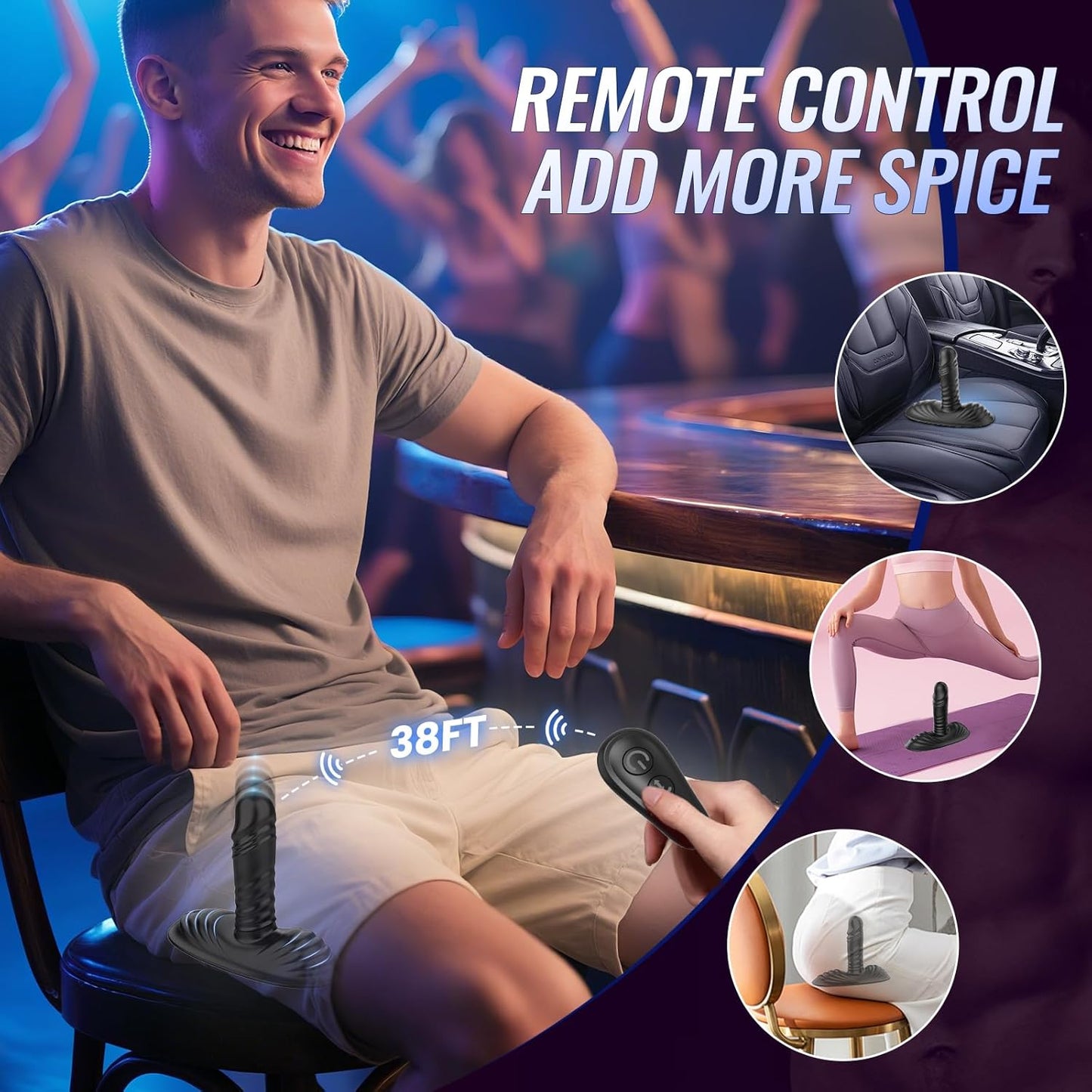 RiderMax 7-in-1 Thrusting Anal Prostate Toy