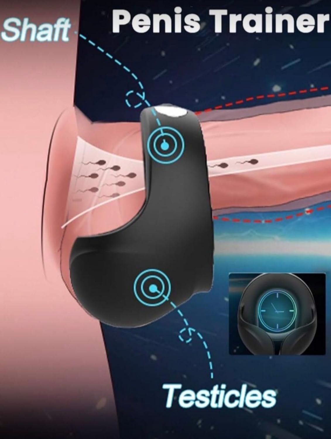 RingSync App-Control Vibrating Cock Ring for Couples