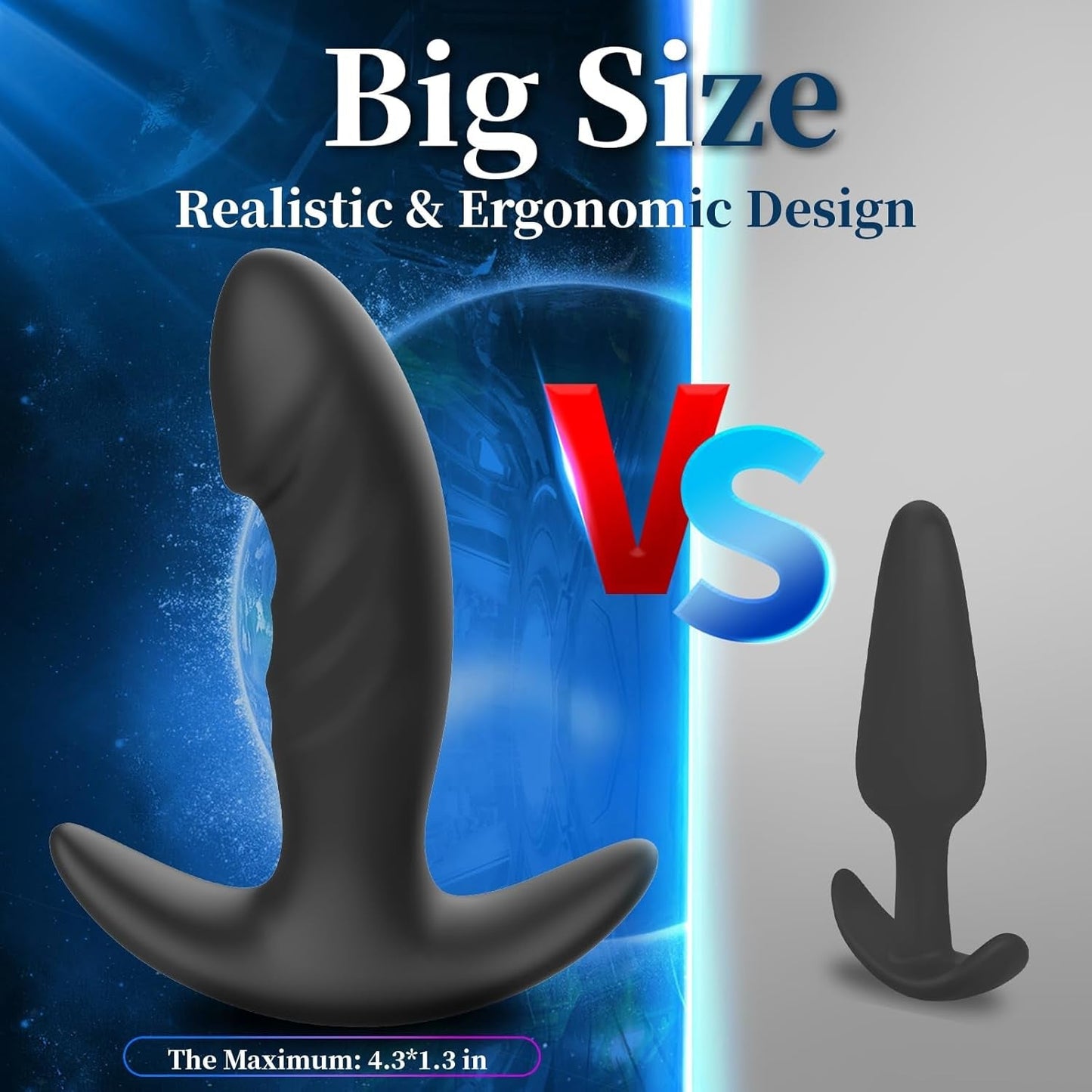 RiseTrio 3-Piece Silicone Anal Training Butt Plug Kit