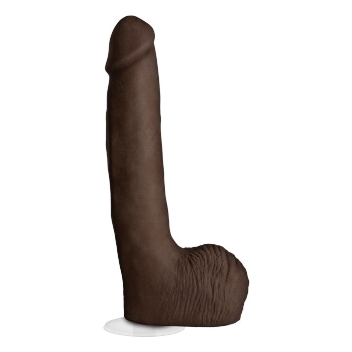 Doc Johnson Signature Cocks: Rob Piper – Godemichet réaliste de 26,7 cm, coloris chocolat