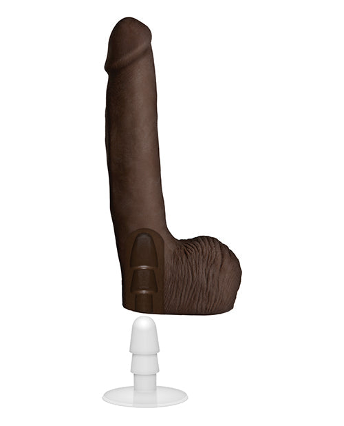 Doc Johnson Signature Cocks: Rob Piper – Godemichet réaliste de 26,7 cm, coloris chocolat