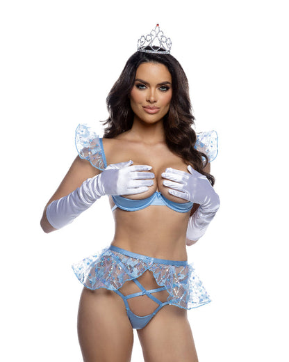 Conjunto de sujetador y falda Vixen de zapatilla de cristal