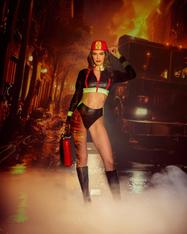 Disfraz de mujer adulta Fuego Feroz