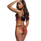 Conjunto de sujetador Midnight Rose