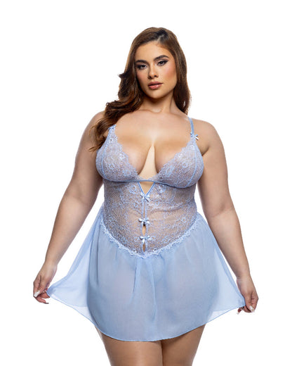 Conjunto Babydoll Ensueño Paradisíaco
