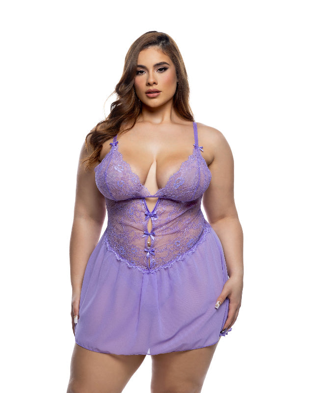 Conjunto Babydoll Ensueño Paradisíaco