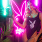 Bodysuit negro con el icono de Playboy