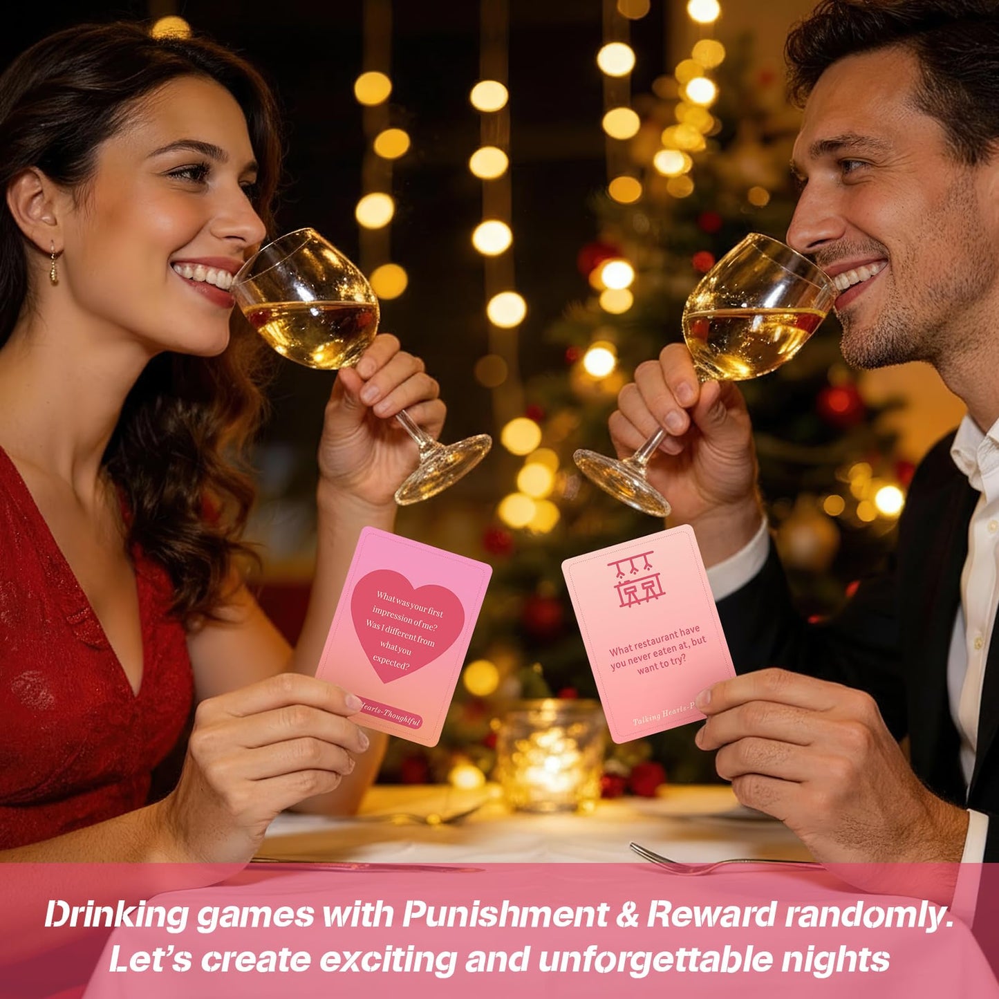Jeu de cartes romantique « Connais ton/ta partenaire »