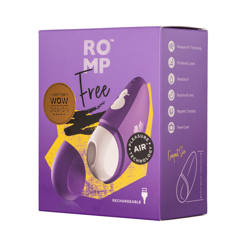 Vibrador de clítoris ROMP Free - Morado