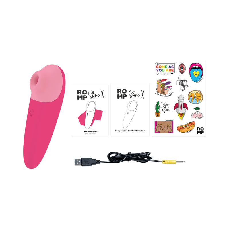 Vibromasseur Clitoridien ROMP Shine X - Rose