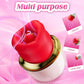 RoseAura 3-in-1 Rose Suction Tongue Vibrator