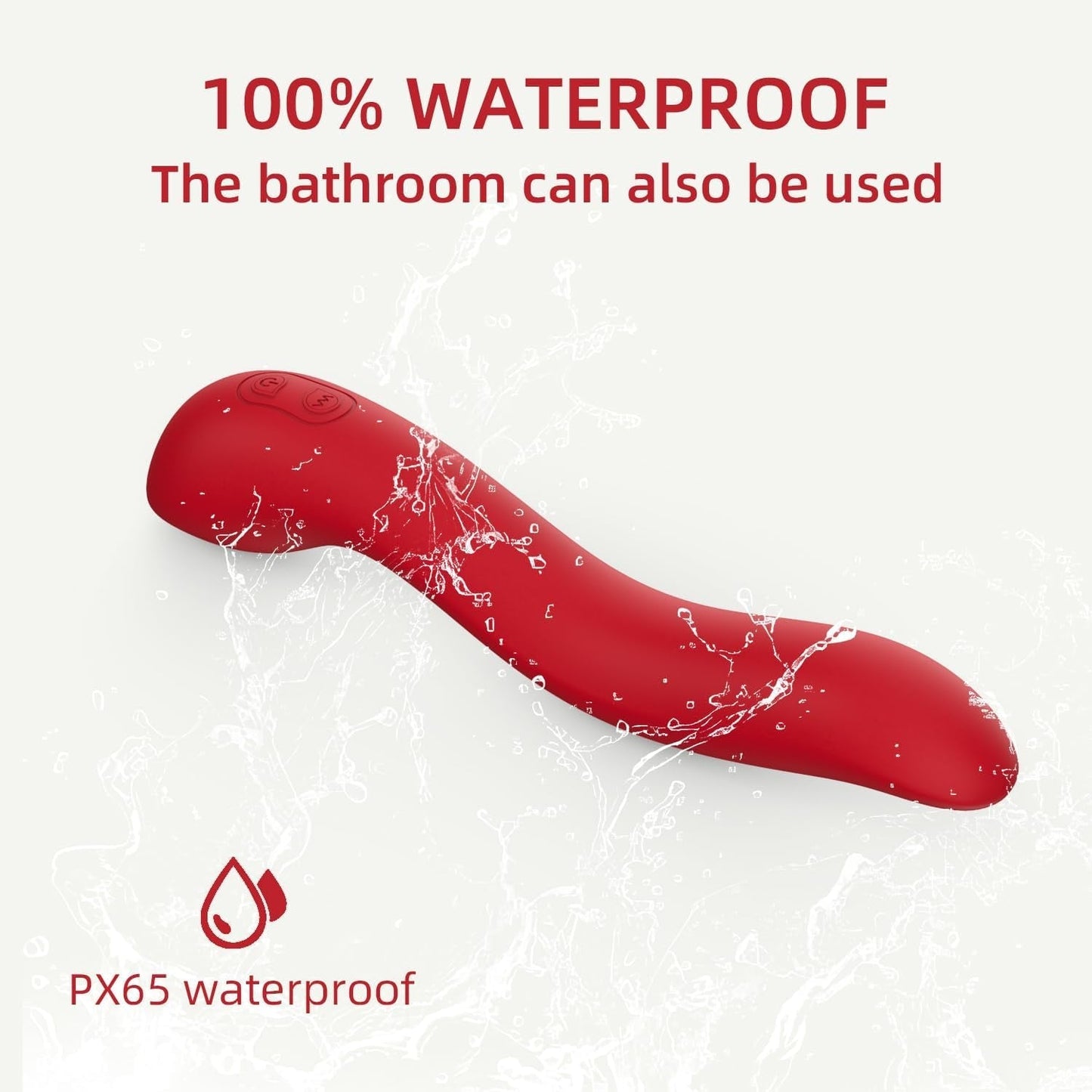 Vibrador varita de estimulación múltiple ergonómico RoseCurve