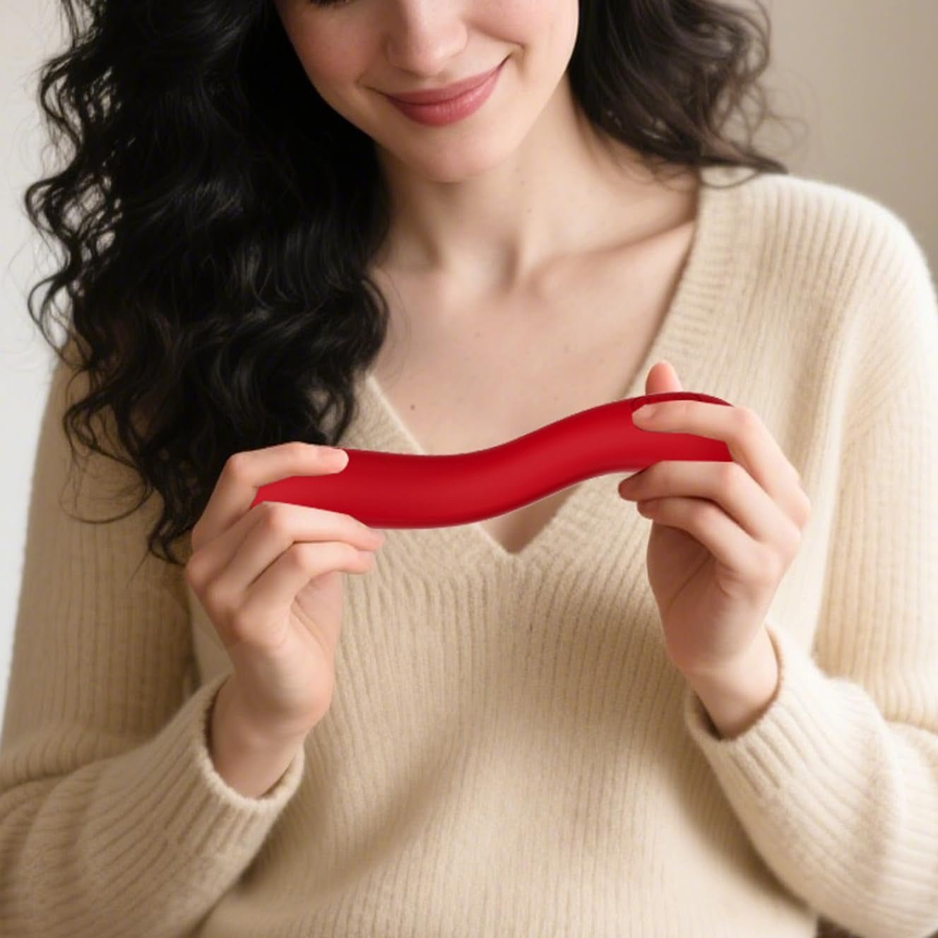 Vibrador varita de estimulación múltiple ergonómico RoseCurve