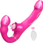 RoseDuo Vibrador de doble dildo sin tirantes