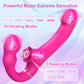 RoseDuo Vibrador de doble dildo sin tirantes