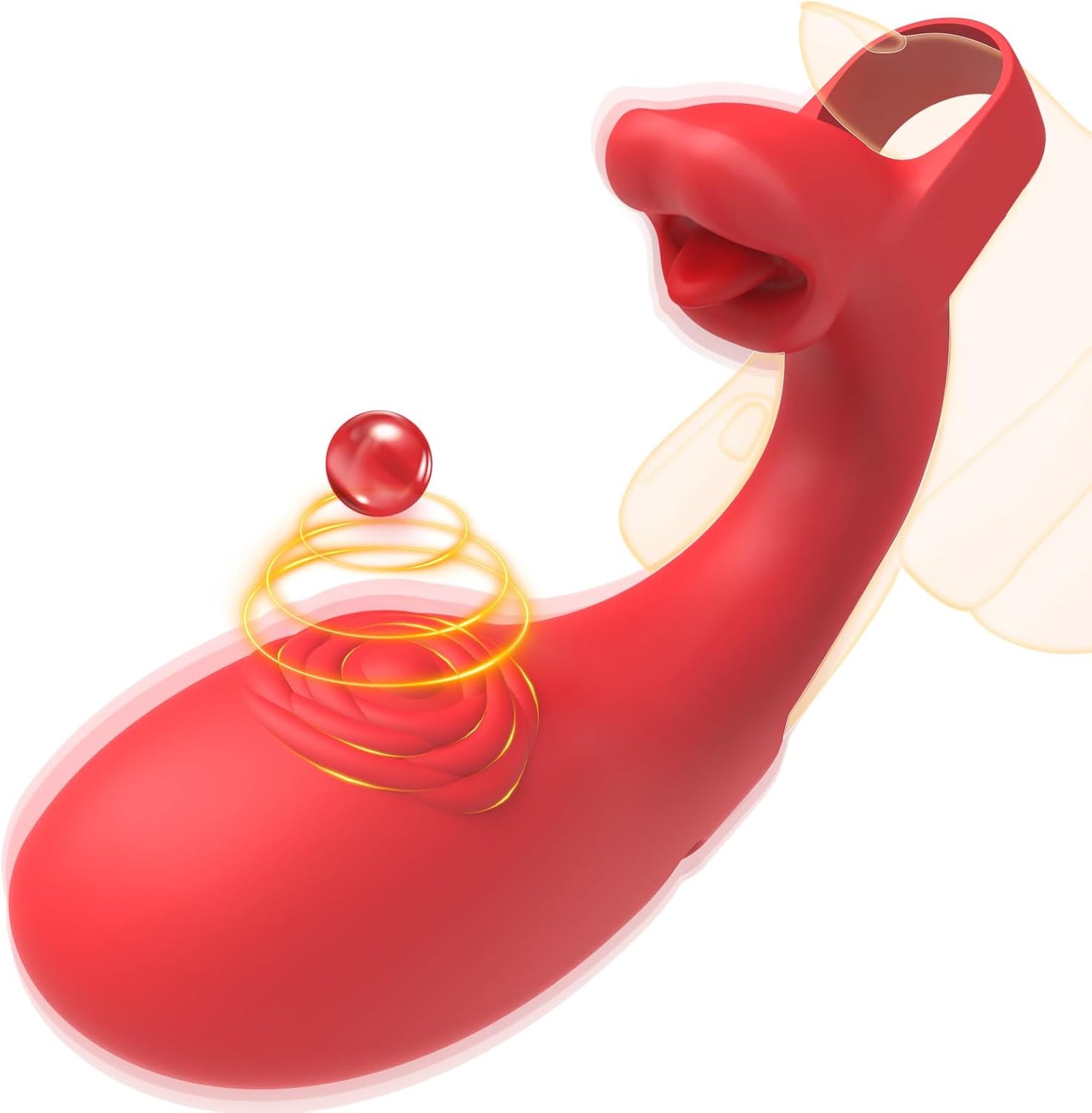 Vibrador de dedo RoseFlick Dual Tease