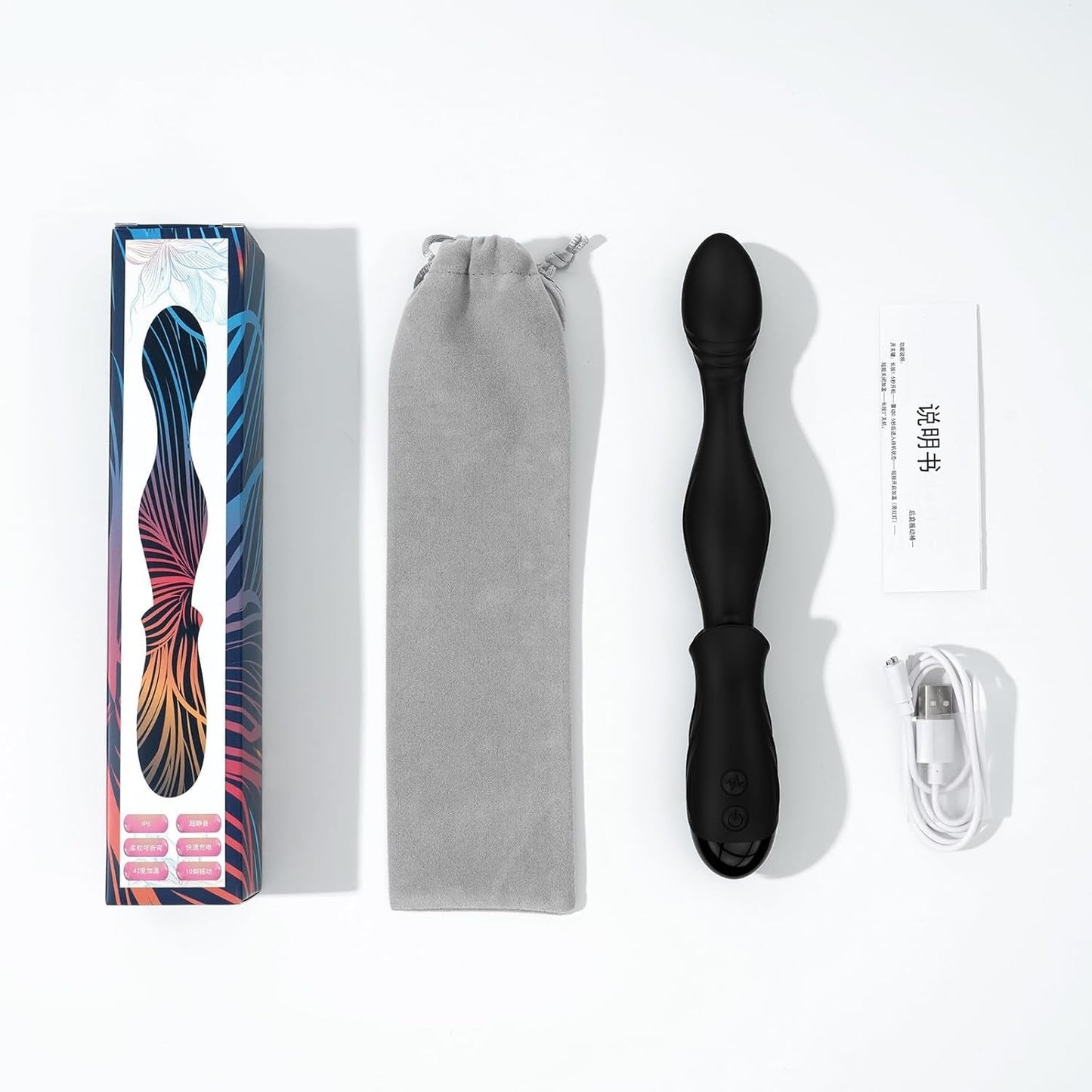 RoseHeat Perles anales vibrantes chauffantes Masseurs de prostate
