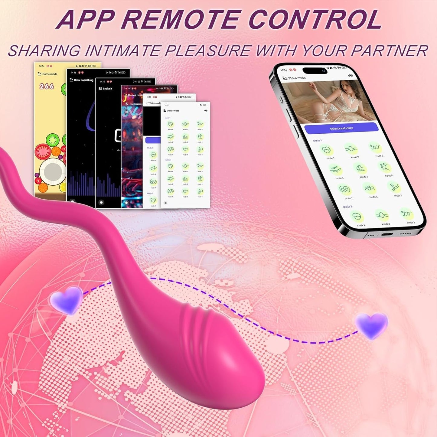 RoseLink Rose App-Control Wearable Egg Vibrator