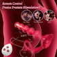 RoseLock 3-in-1 Anal Vibrator with Dual Ring & Remote