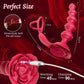 RoseLock 3-in-1 Anal Vibrator with Dual Ring & Remote