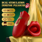 RoseLuxe 2-in-1 Tongue & Clit Vibrator