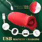 RoseLuxe 2-in-1 Tongue & Clit Vibrator