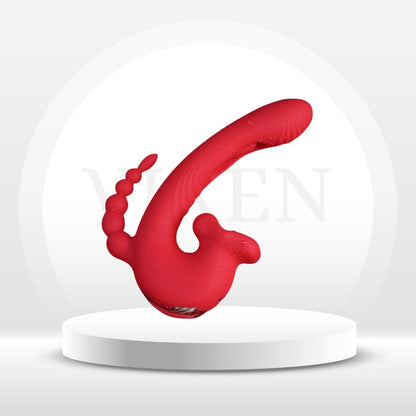 Vibrador aleteador clitoriano multimodo RoseLuxe
