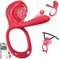 RoseMerge Wearable Dual Stimulation Couples Vibrator