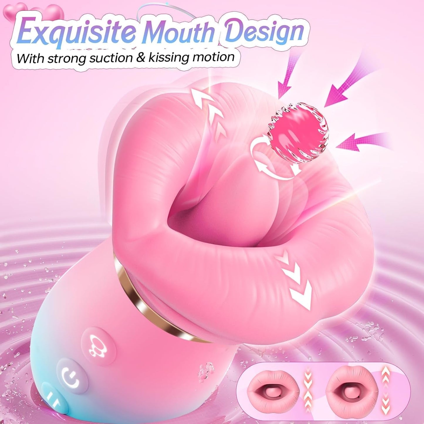 RoseNova App-Control AI Suction Vibrator