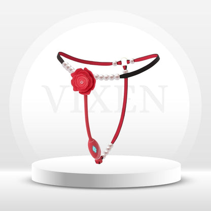 RosePearl Vibrador tipo tanga de bragas controlable por aplicación