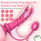 Vibromasseur plug anal à sangle RosePulse