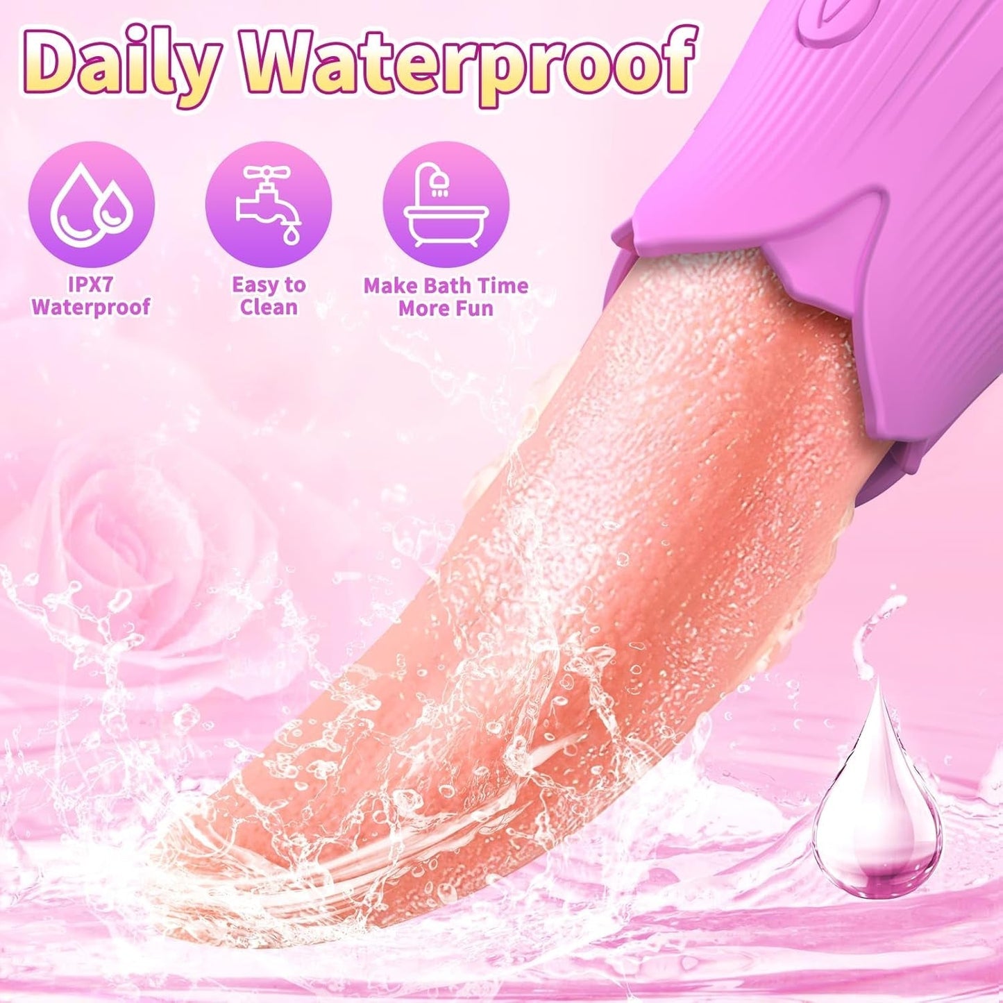 RoséQuatre 4-in-1 Tongue & G-Spot Stimulator