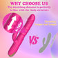 Vibrador RoseRider con empuje Rabbit