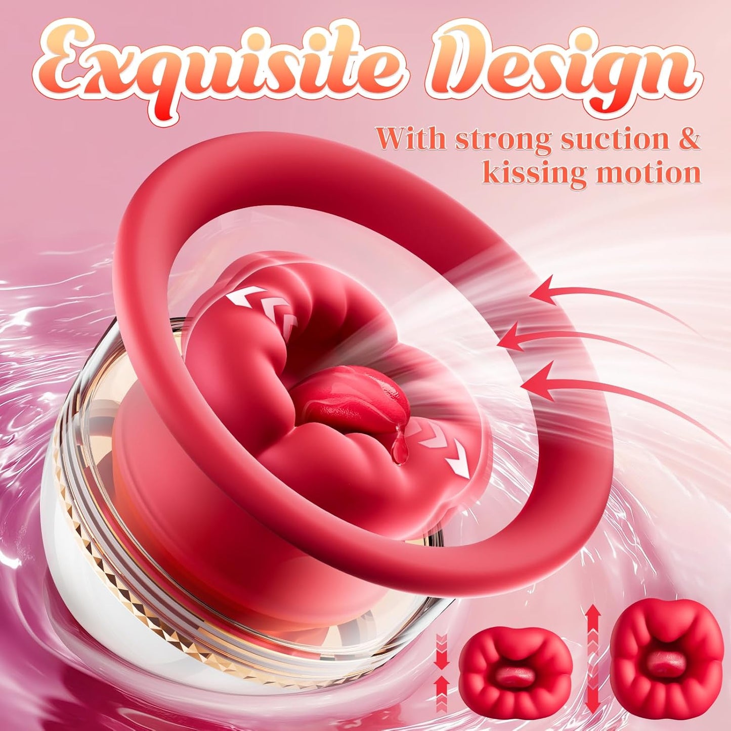 RoseRush Clit & Nipple Sucking Vibrator