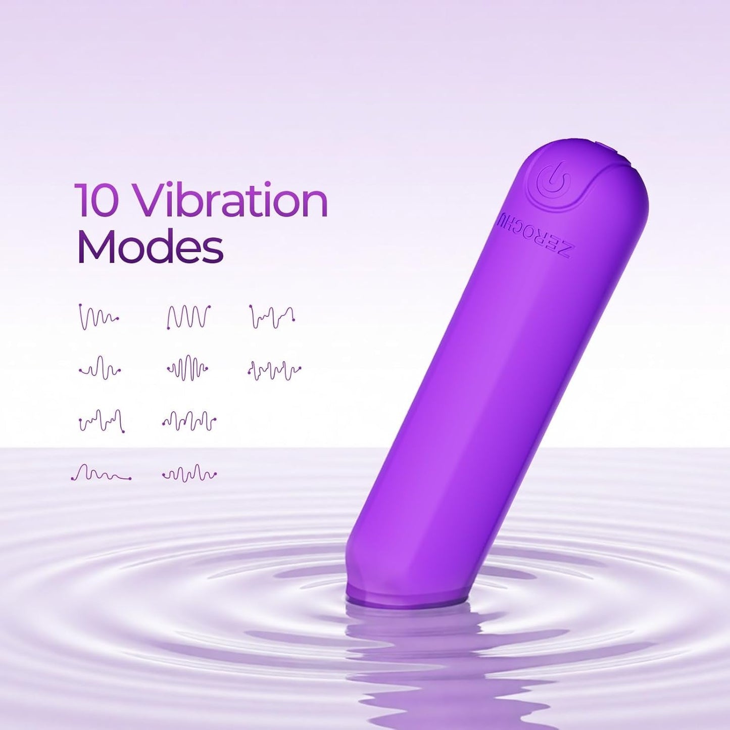 Vibrador de bala RoseSignal con control de aplicación inteligente
