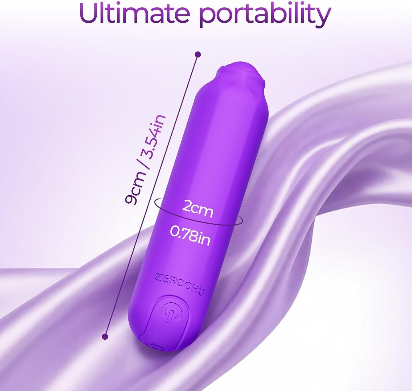 Vibrador de bala RoseSignal con control de aplicación inteligente