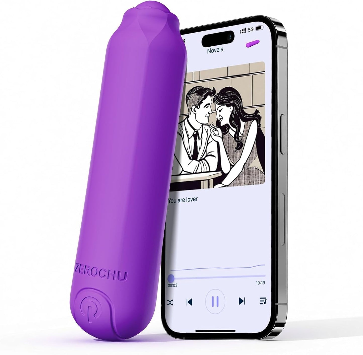 Vibrador de bala RoseSignal con control de aplicación inteligente