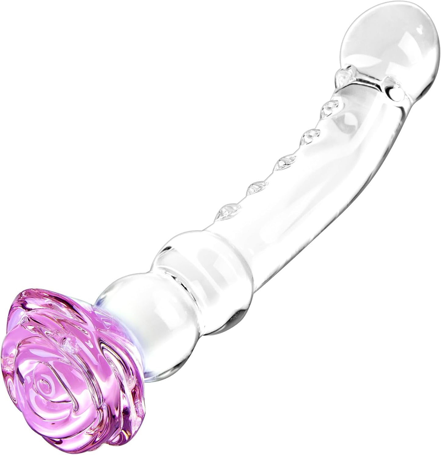 Vara Anal de Cuentas de Vidrio RoseSpire
