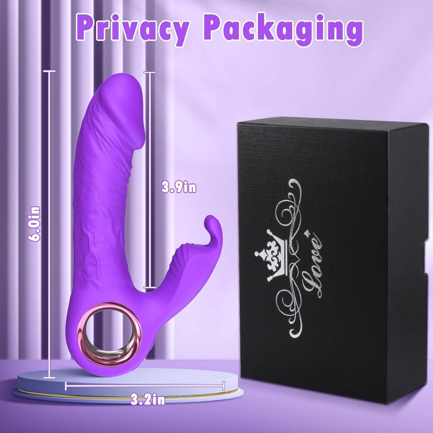 Vibromasseur lapin double action RoseThrust