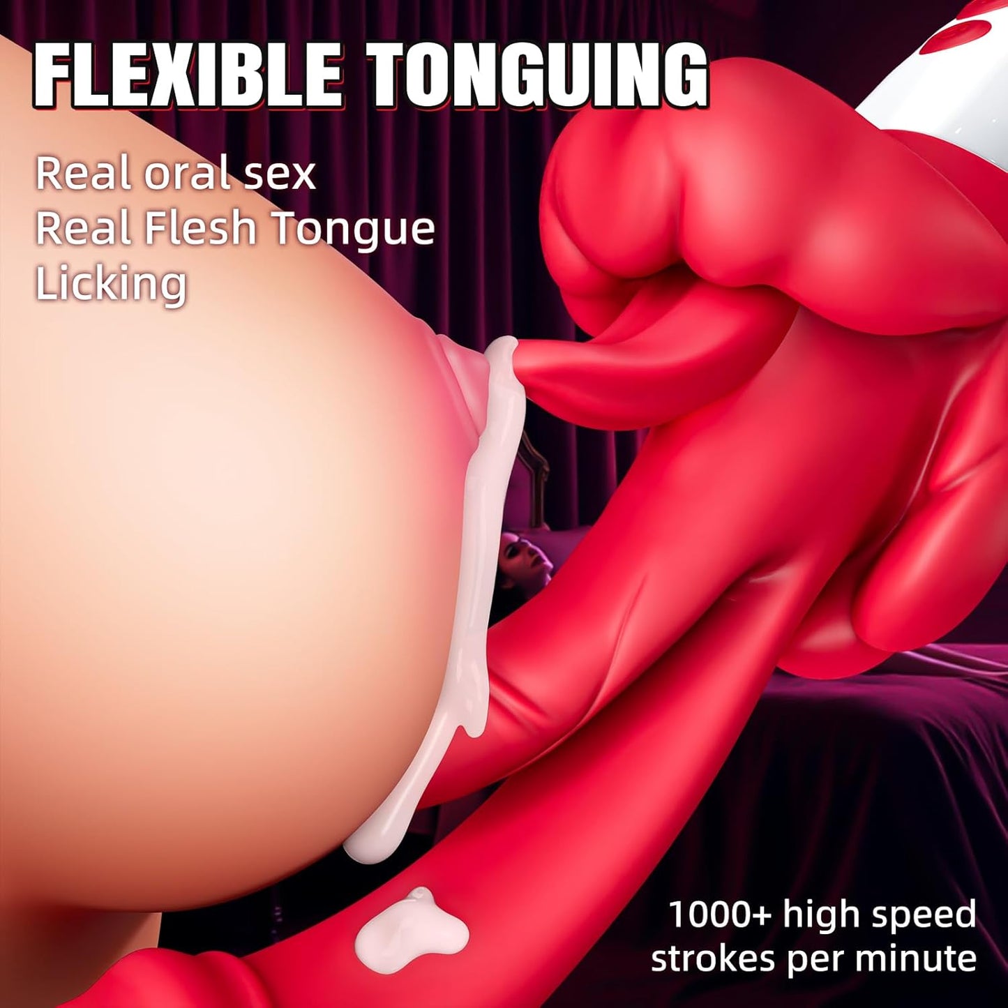 RoseTouch Vibromasseur Lingual Point G 5-en-1