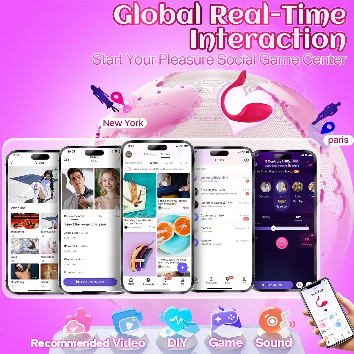 RoseWhirl App-Controlled Panty Vibe