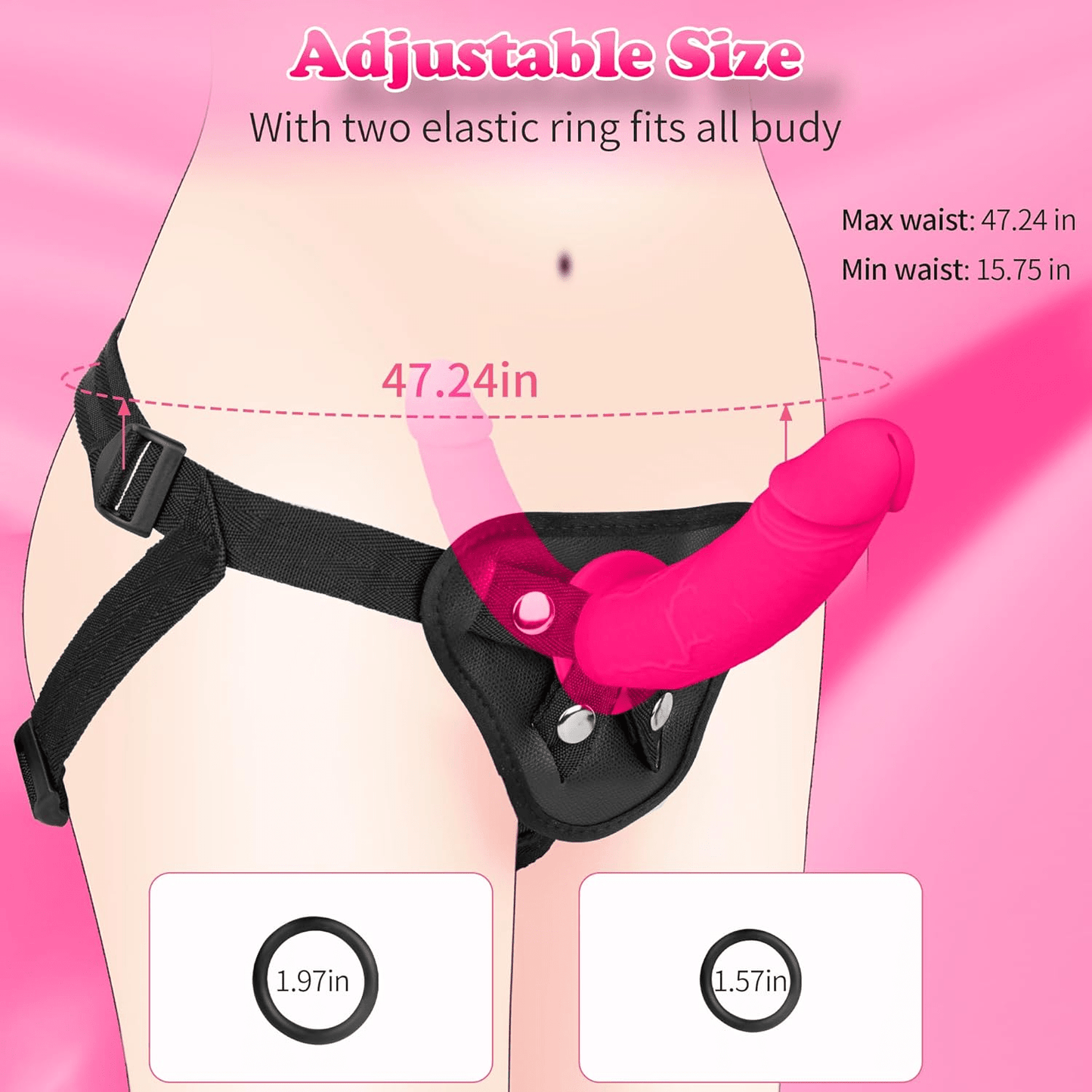 RosewoodDuet Double-Ended Dildo  Strap-On