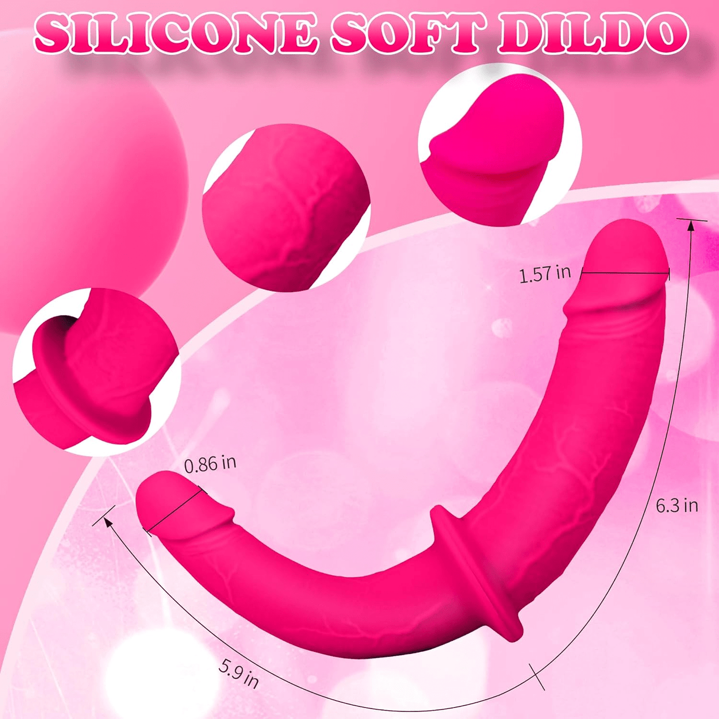 RosewoodDuet Double-Ended Dildo  Strap-On