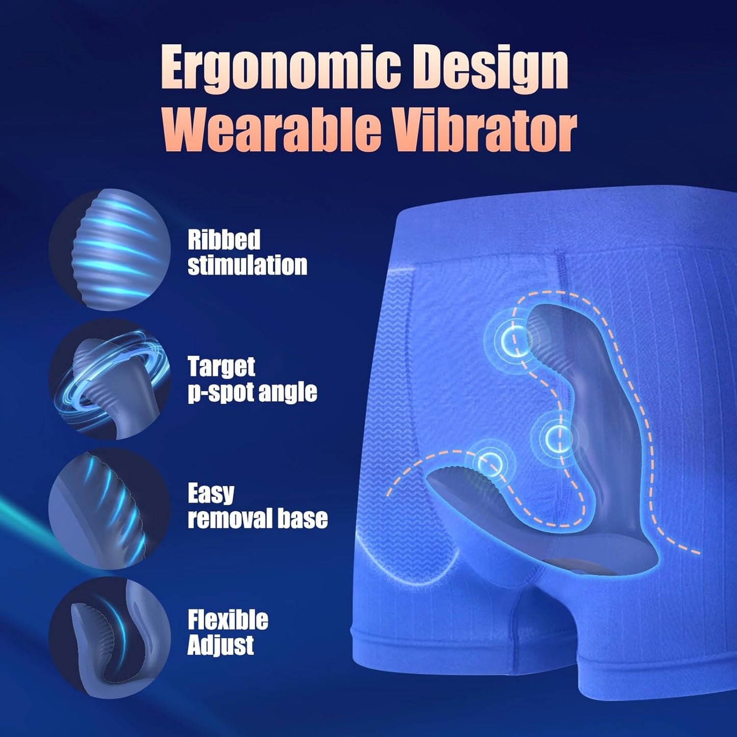 Vibrador de Próstata Rotatorio 360° RotoRush