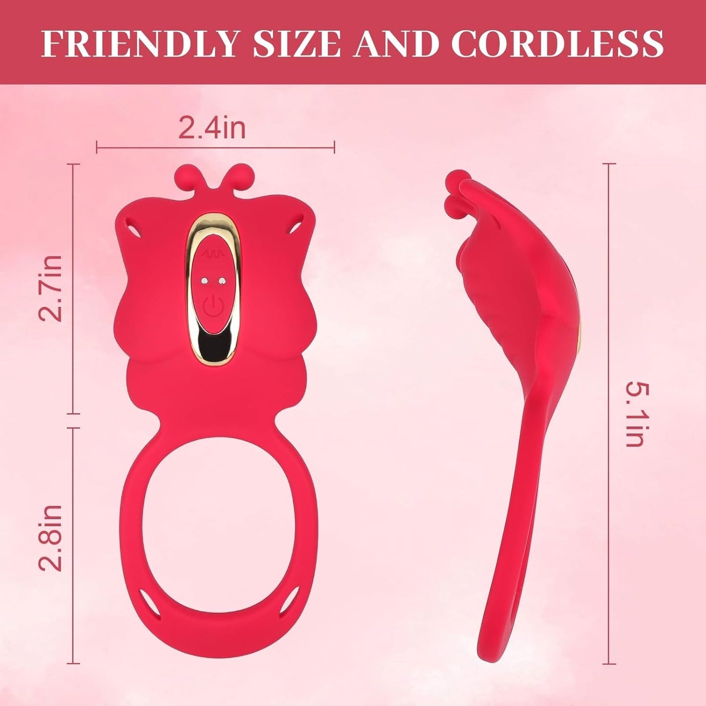 Kit vibrador para parejas 3 en 1 RougeRush